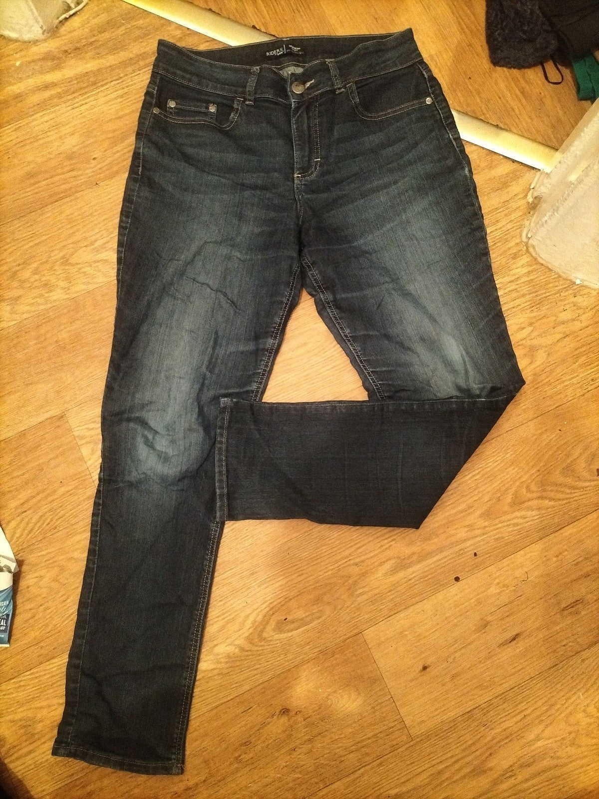 Ladies Riders By Lee Size 10m Mid Rise Skinny Jeans