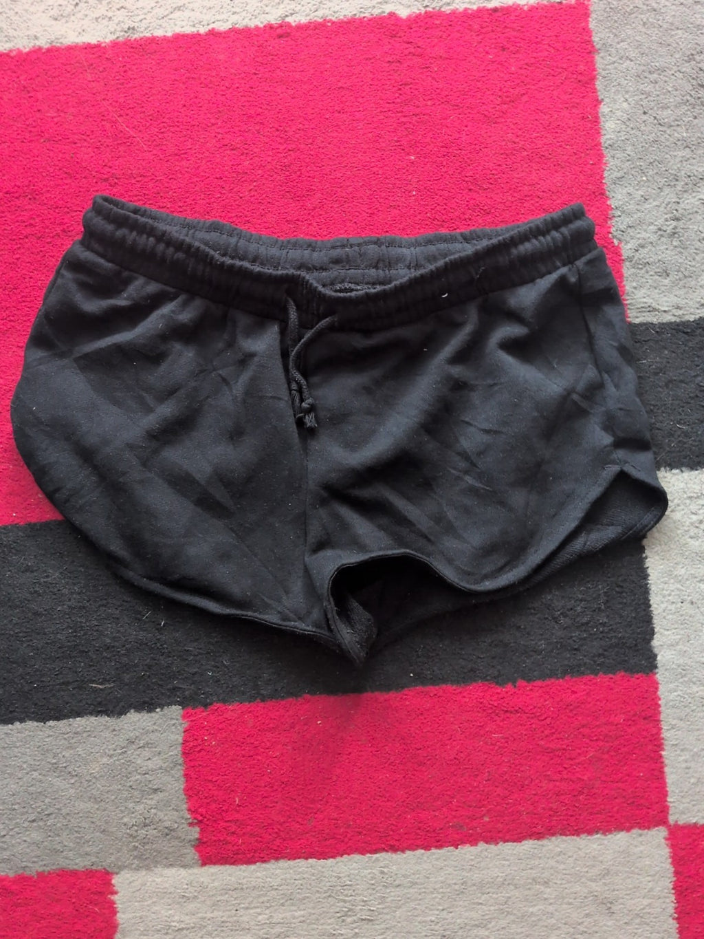 Primark 10/12 Black Sweat Hot Pants