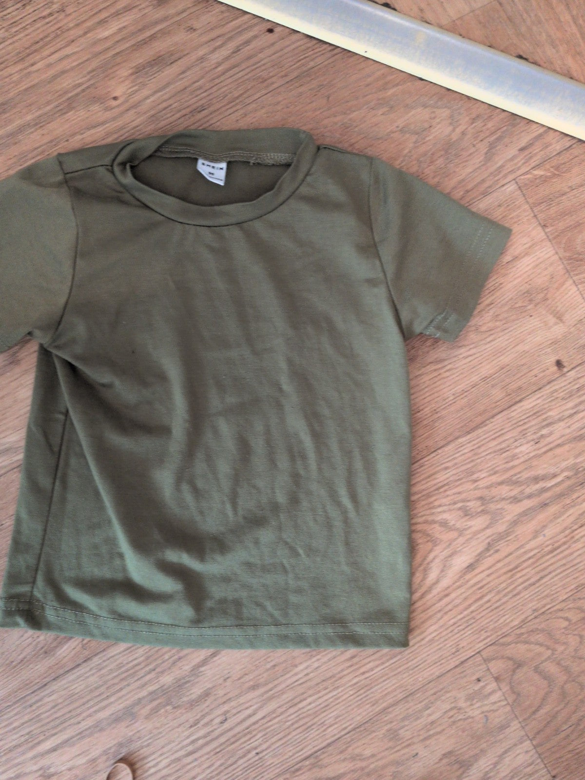 Shein 90cm Green Short Sleeve T-shirt