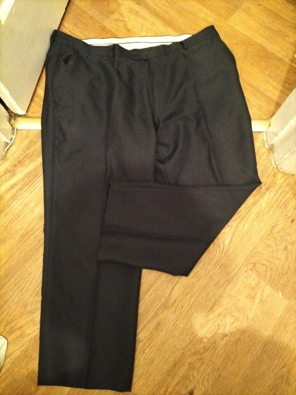 Mens Premier Man Size 42 Navy Smart Trousers
