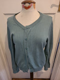 Ladies H&M Size Large Taupe Long Sleeved Cardigan