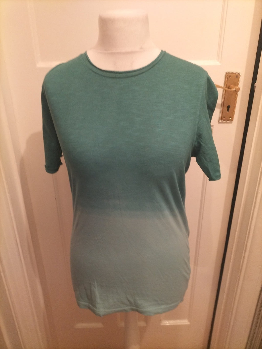 Mens Next Size Small Teal Shading Short Sleeved Tshirt