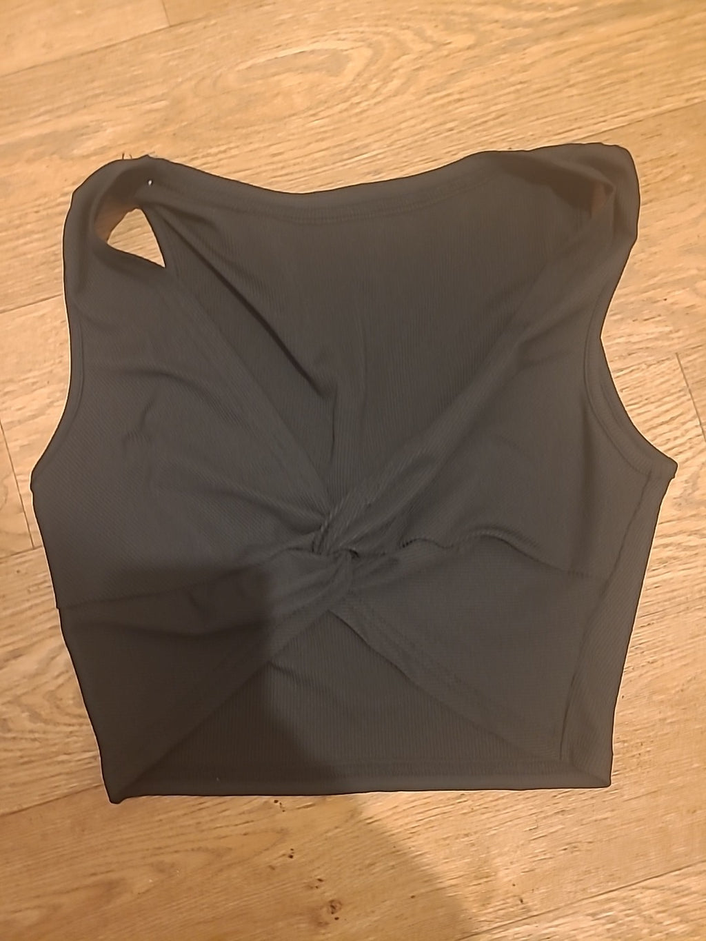 Ladies Shein Size Small Black Sleeveless Crop Top