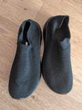 UK 6.5 Black High Ankle Trainers