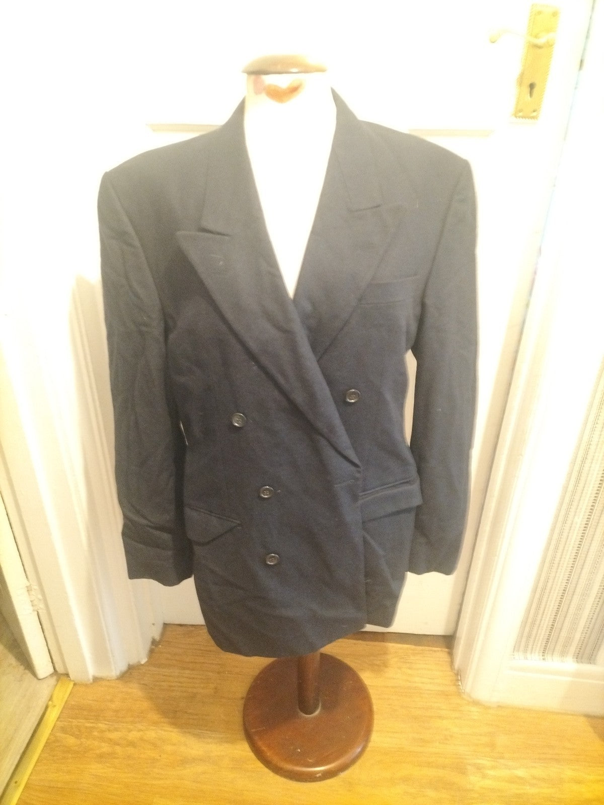 Mens Next Size 42L Navy Lined Padded Blazer