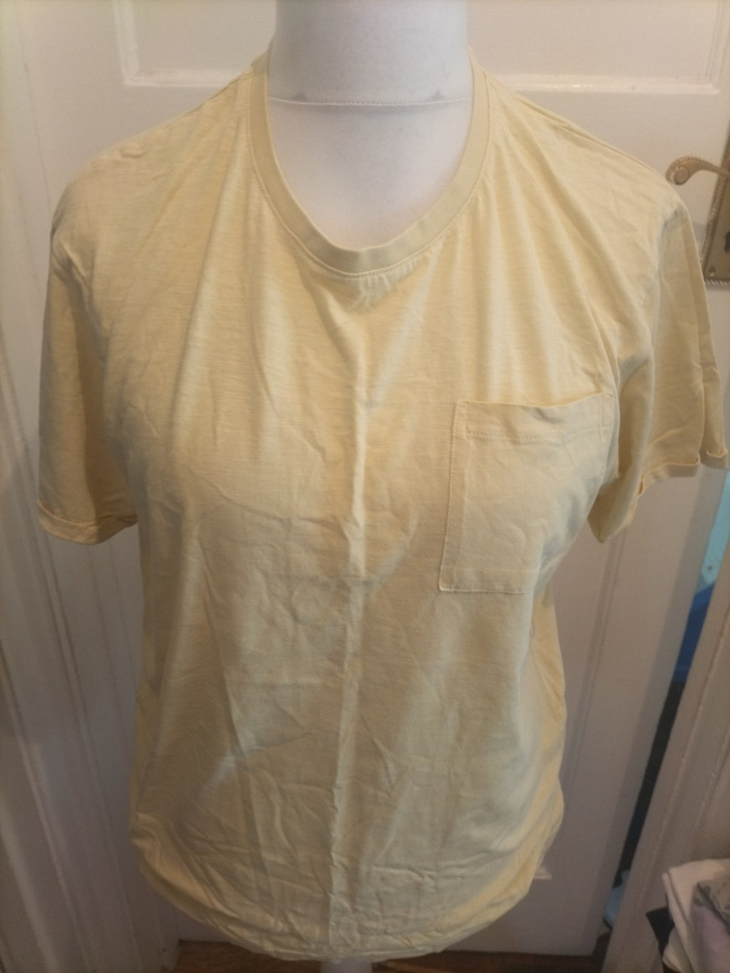 Tu Large Premium Quality Cotton Round Neck Lemon Short Sleeve T-shirt