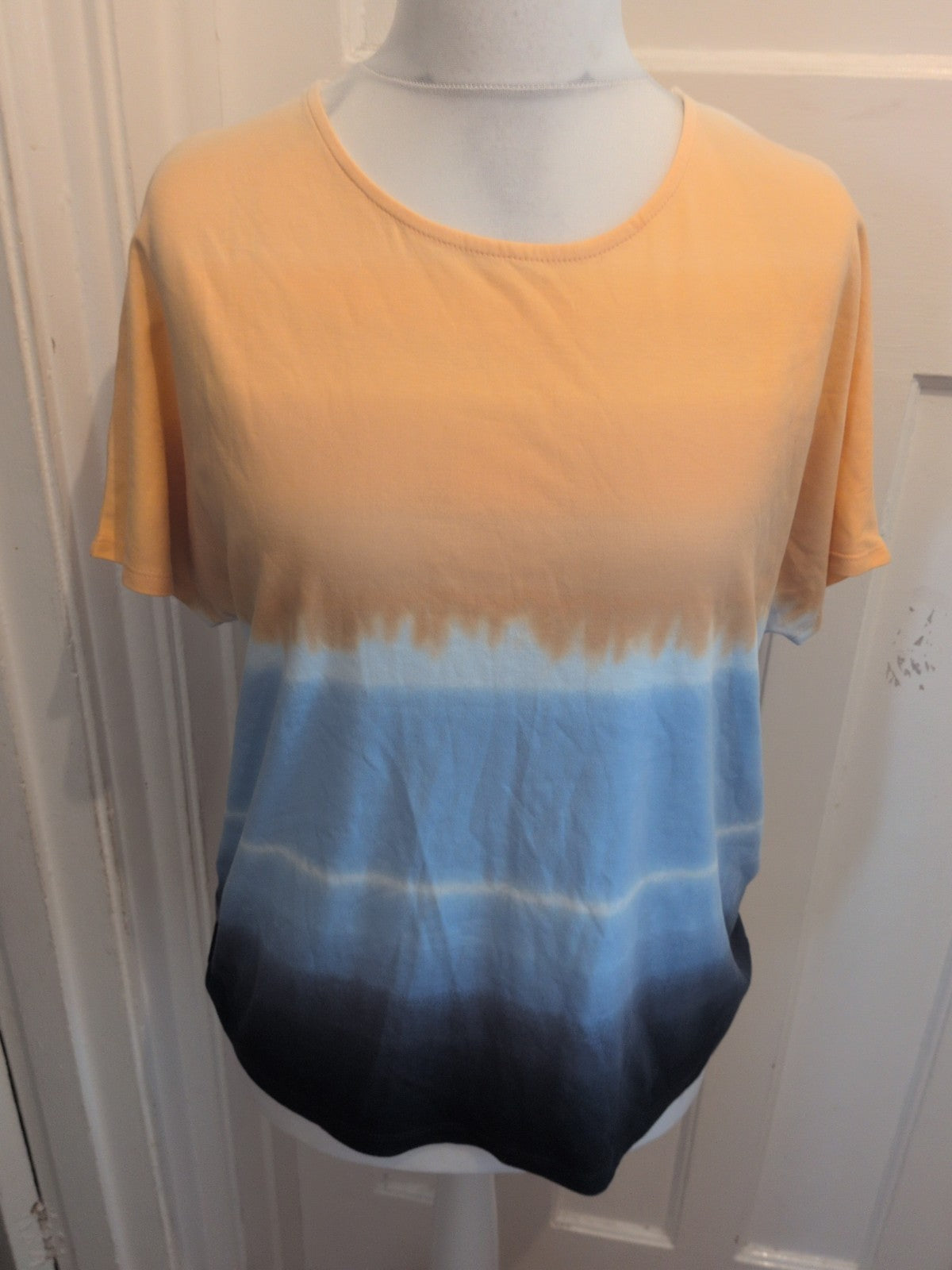 Gerry Weber 14 Navy/Peach Short Sleeve T-shirt