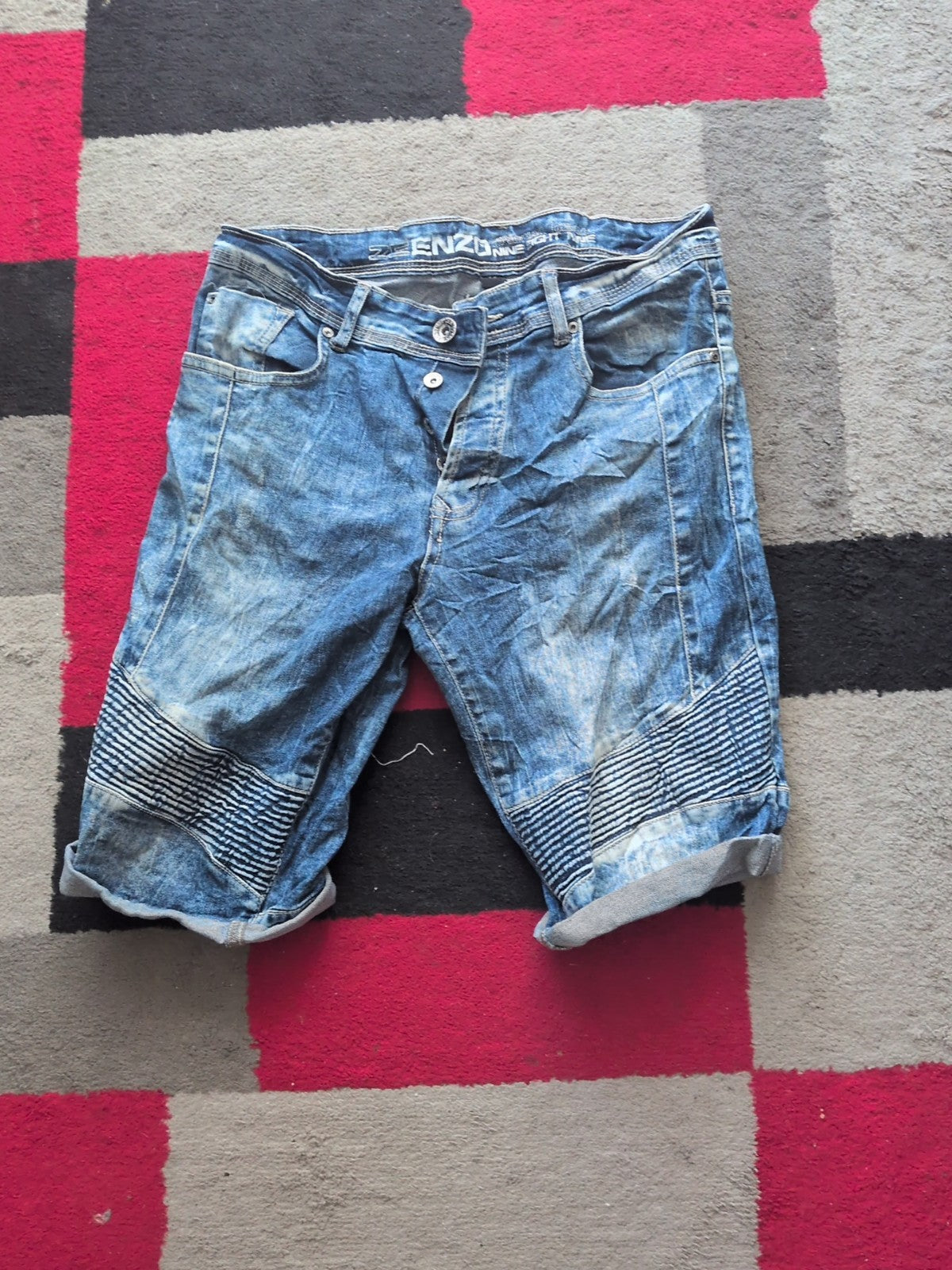 Enzo 32" Denim Shorts