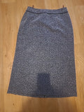 Sara Woman 14 Lined Grey Fleck Skirt