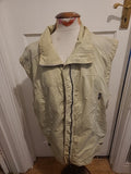 Mens Giani Feroti Size 2XL Beige Sleeveless Zip Through Coat