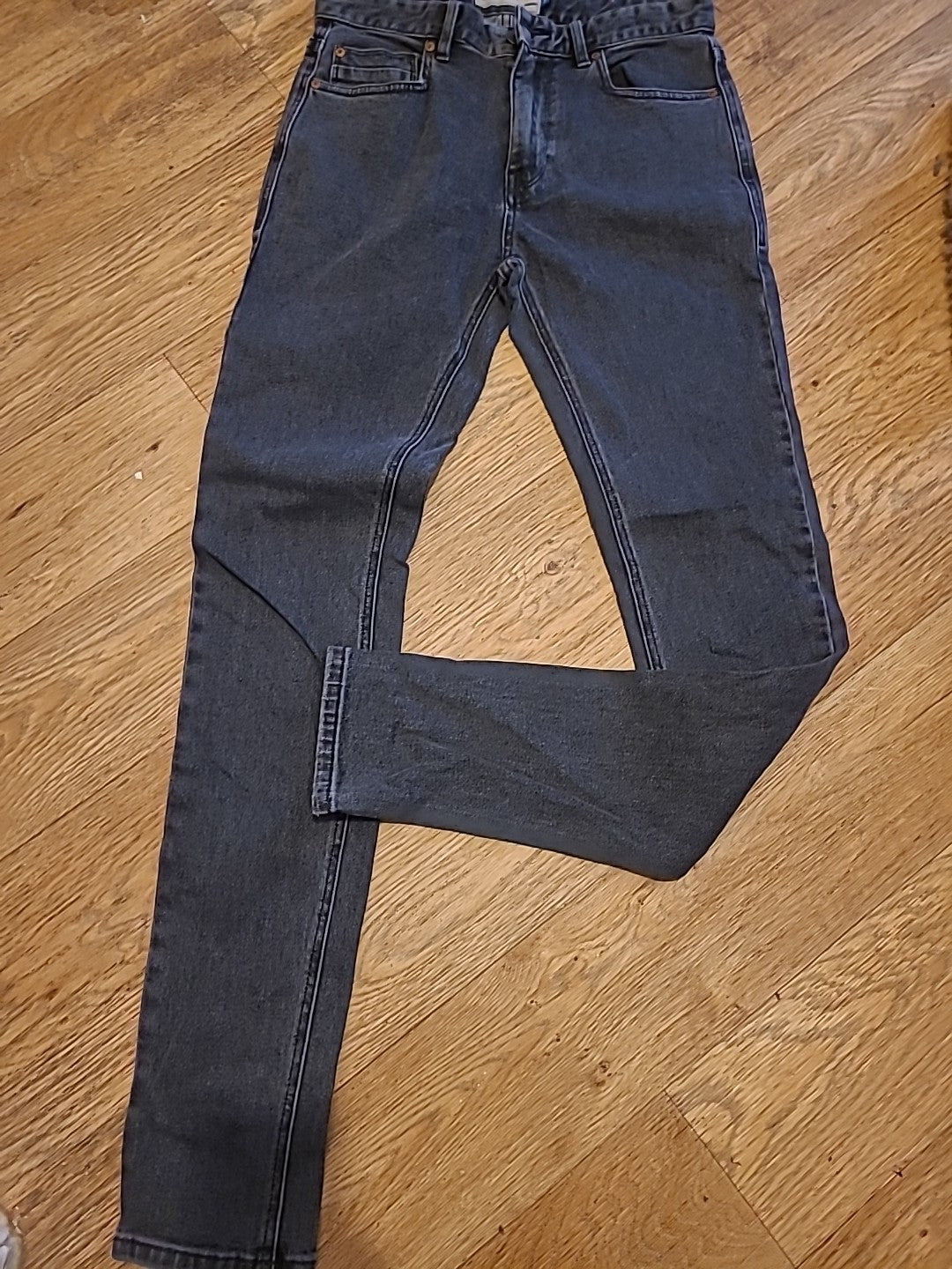 Mens Next Size 28L Grey Skinny Jeans