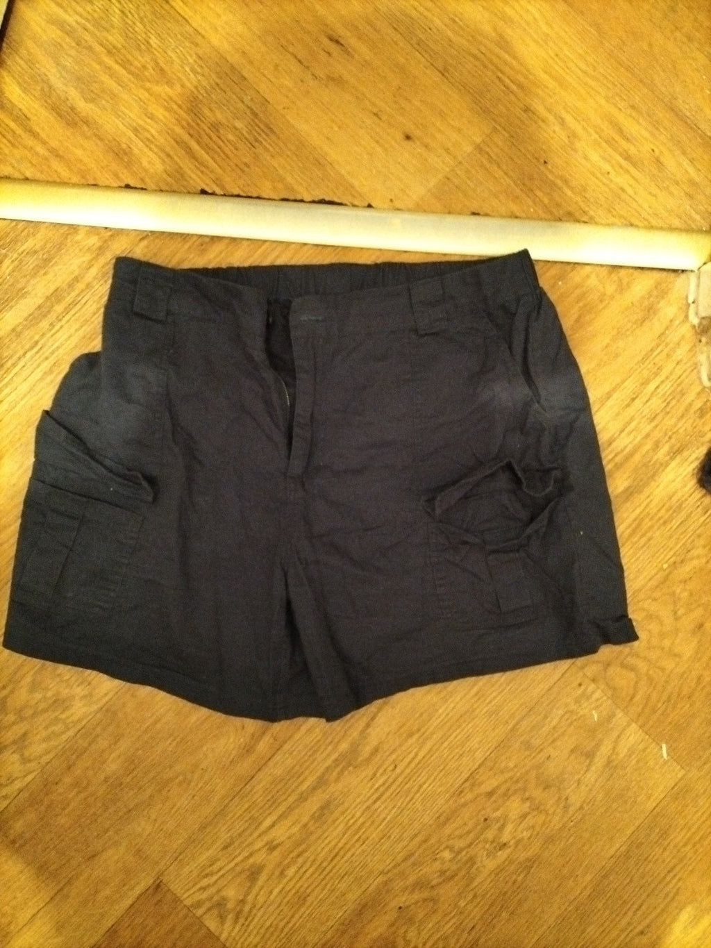 Ladies Size XL Navy Elasticated Shorts