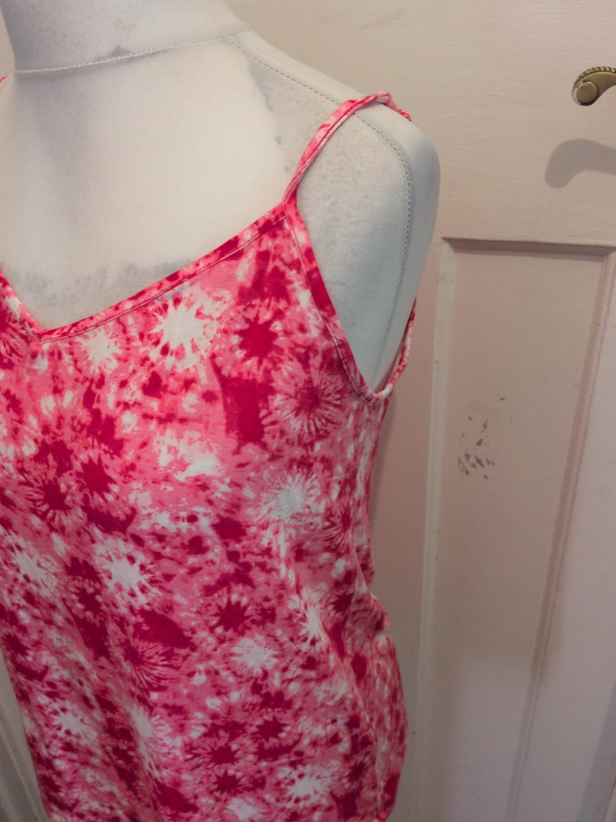 George 14 Pink White Dye Sleeveless T-shirt Cami