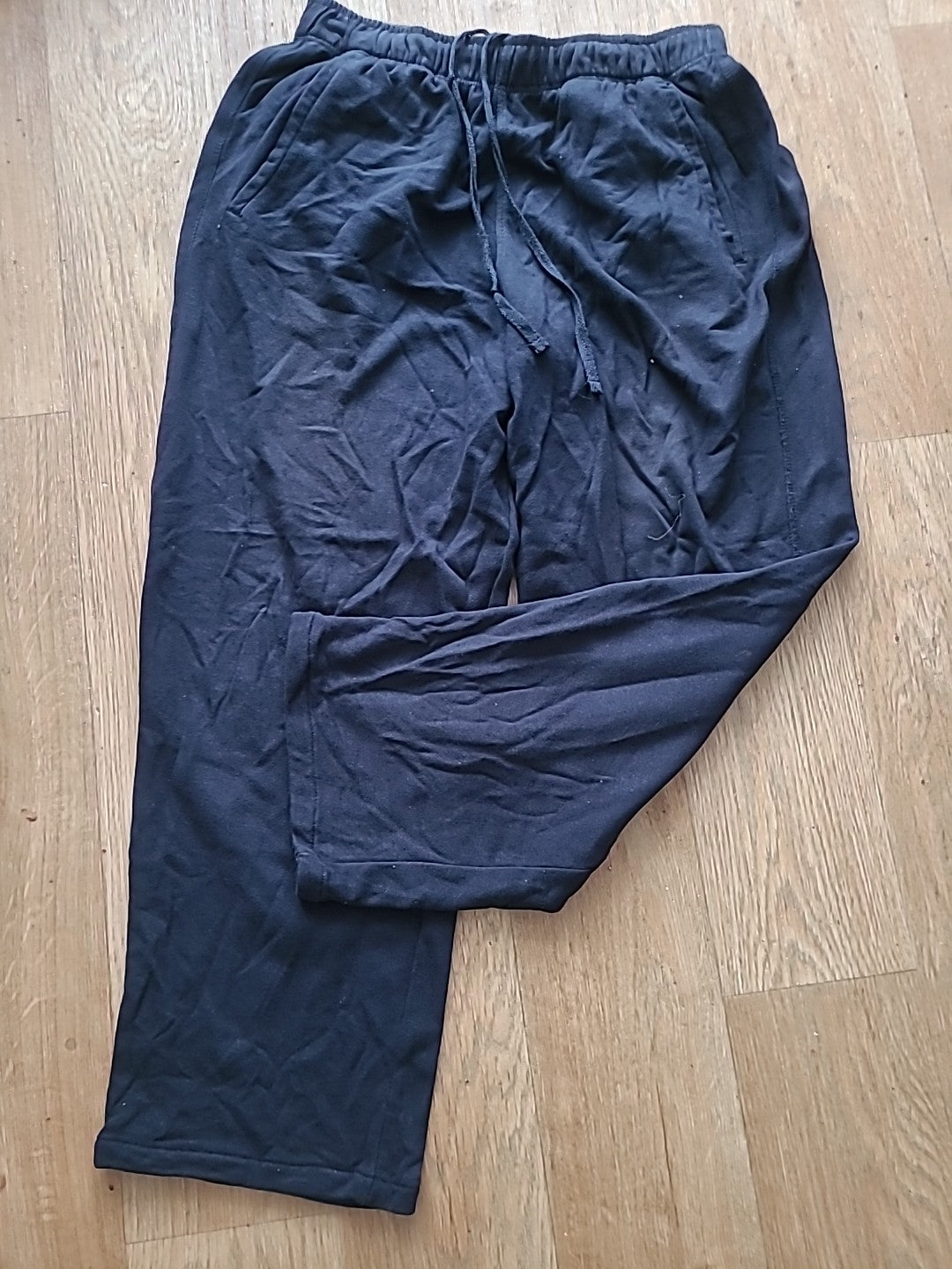 Mens Marks And Spencer Size 33-35 Navy Elasticated Pyjama Jogger