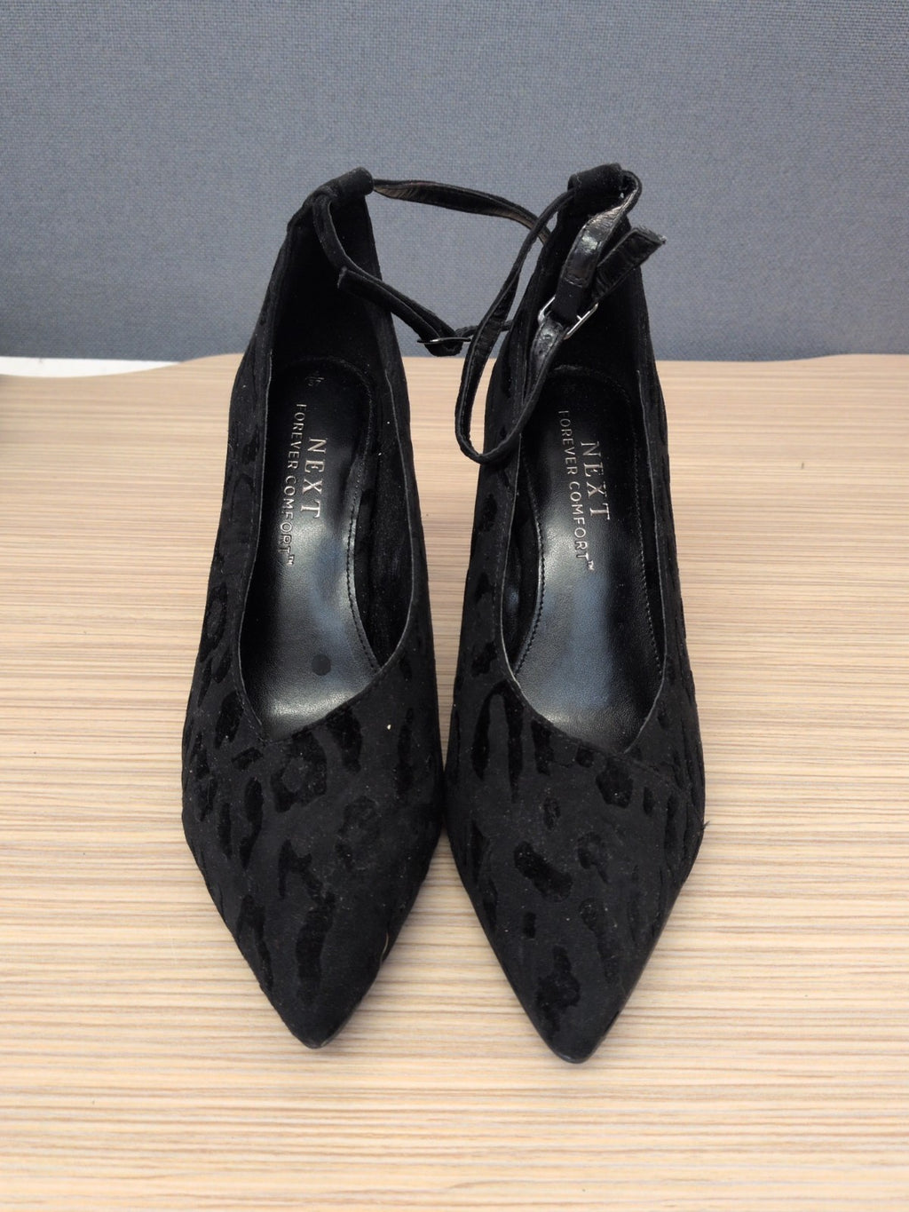 Next 4 Forever Comfort Black Pattern High Heels