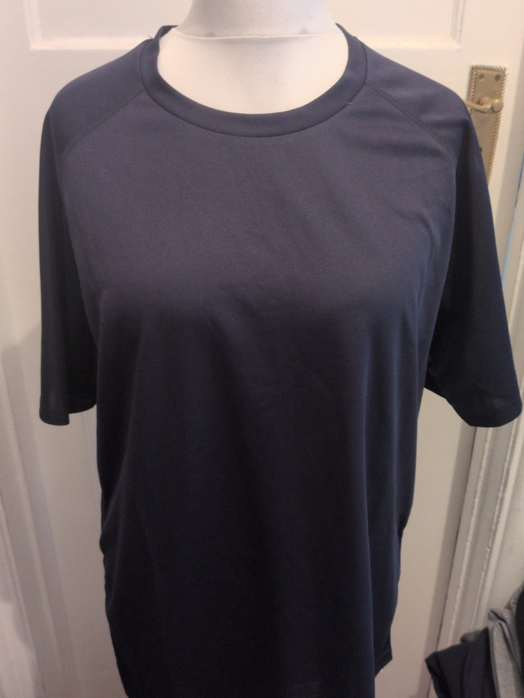 2xl Dark Navy Breathable Short Sleeve T-shirt