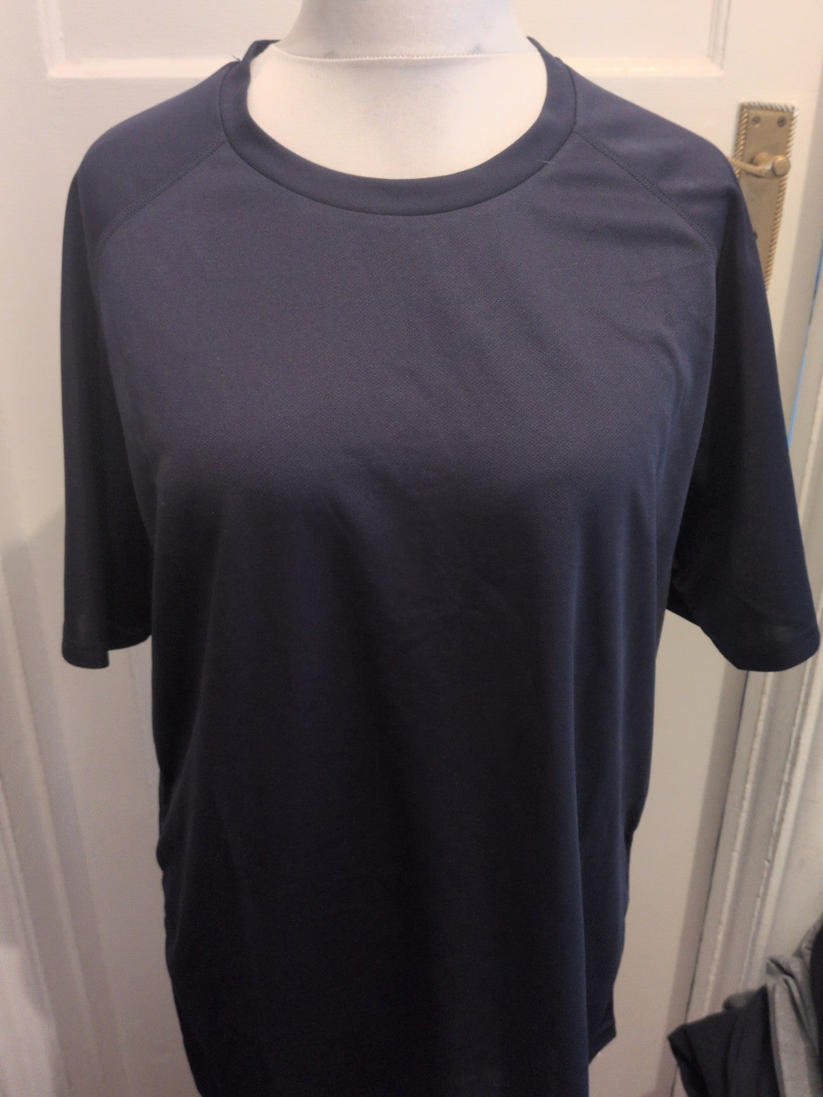 2xl Dark Navy Breathable Short Sleeve T-shirt