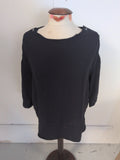 Next 12 Navy Half Sleeve Blouse