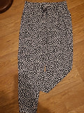 Ladies Papaya Size 10 Black And White Elasticated Leggings