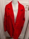 Joanna Plus 2XL Red Button Blazer