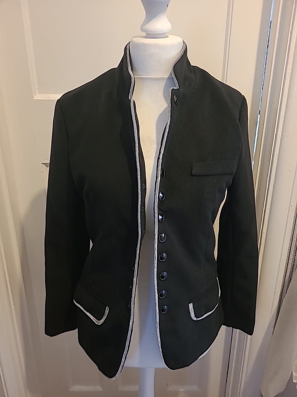 Brand New Large Black Lined Blazer