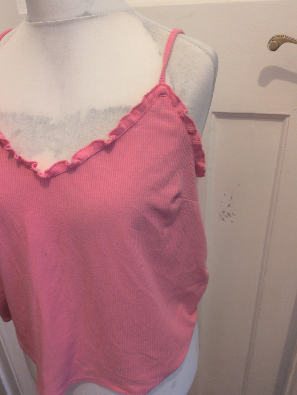 New Look Large Pink Sleeveless Pyjama Top