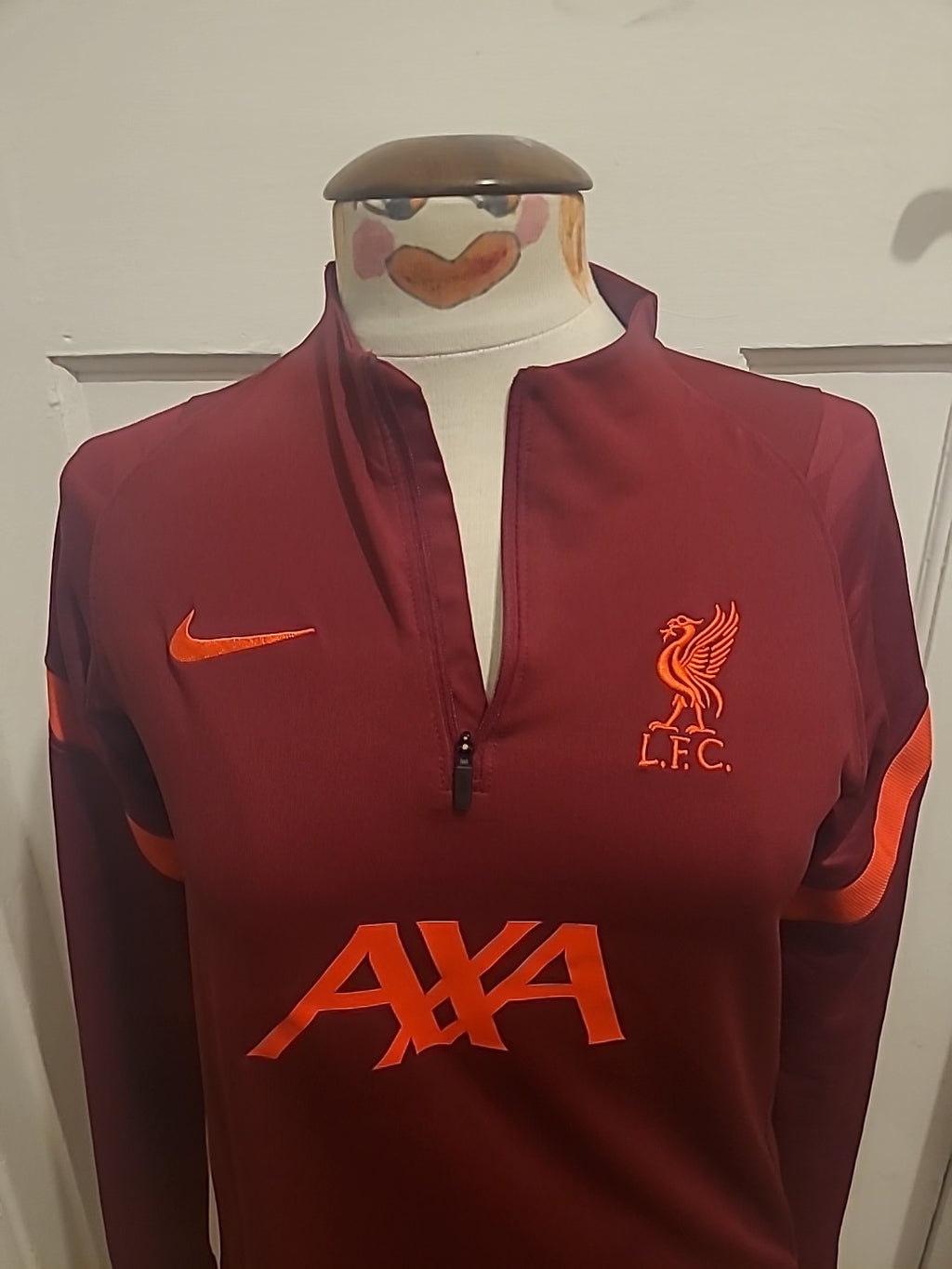 Boys Nike Size XL Youth Liverpool Purple Polo Long Sleeved