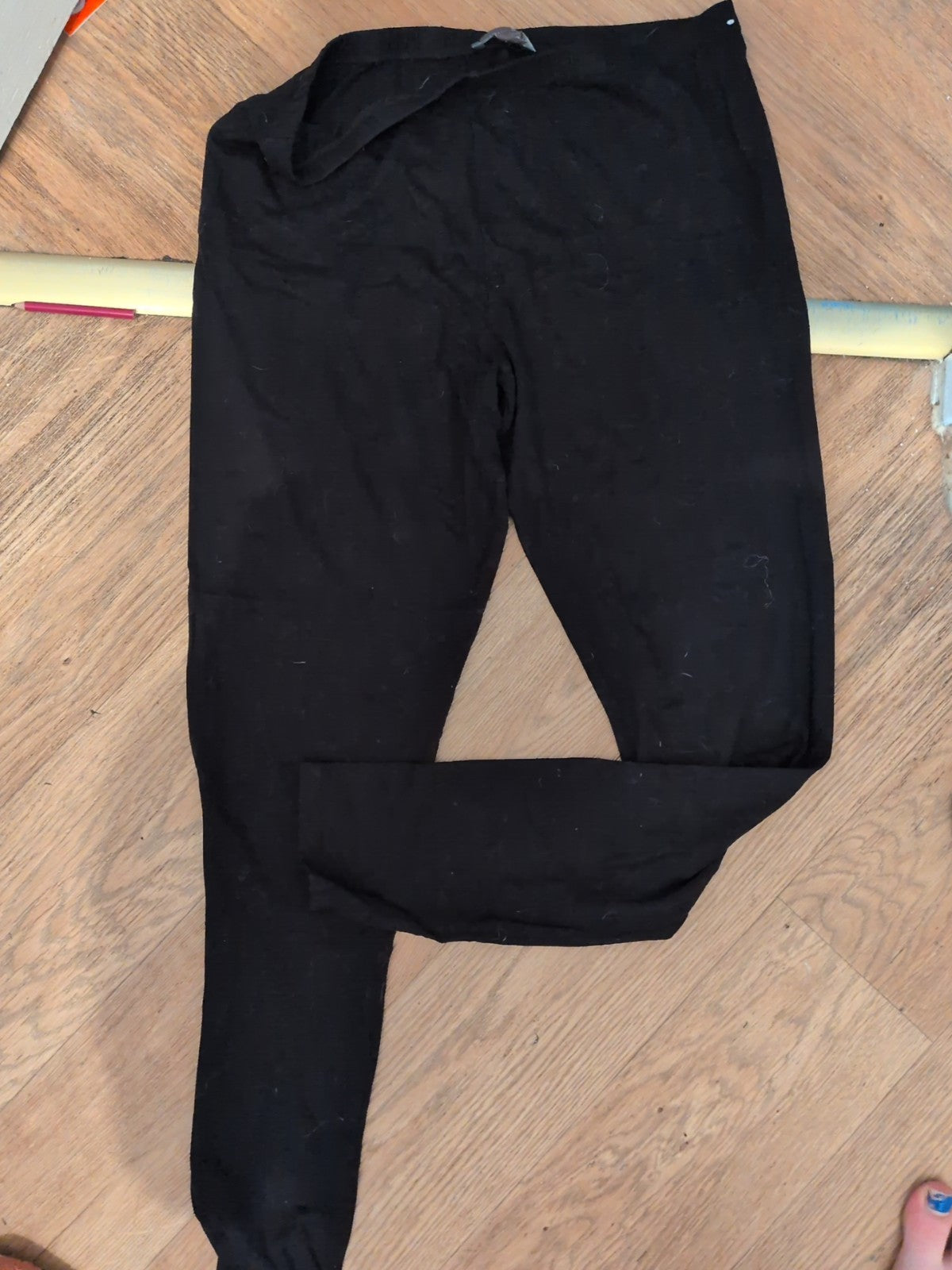 Black Leggings Capri 12-14 Primark