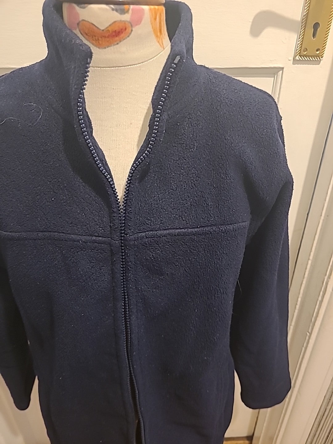 Ladies EWM Size 10-12 Navy Zip Through