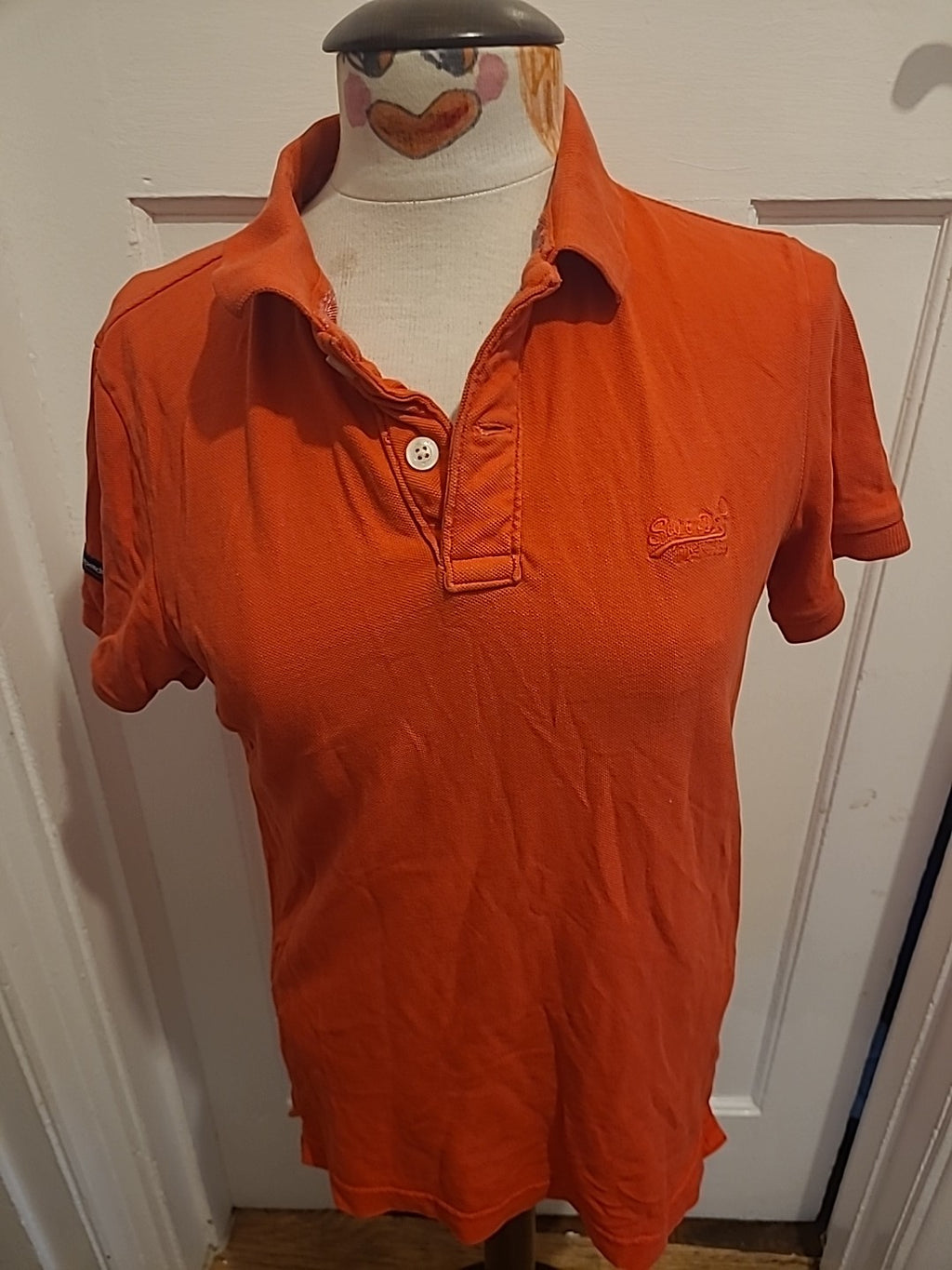 Mens Super dry Small Pink Short Sleeve Polo