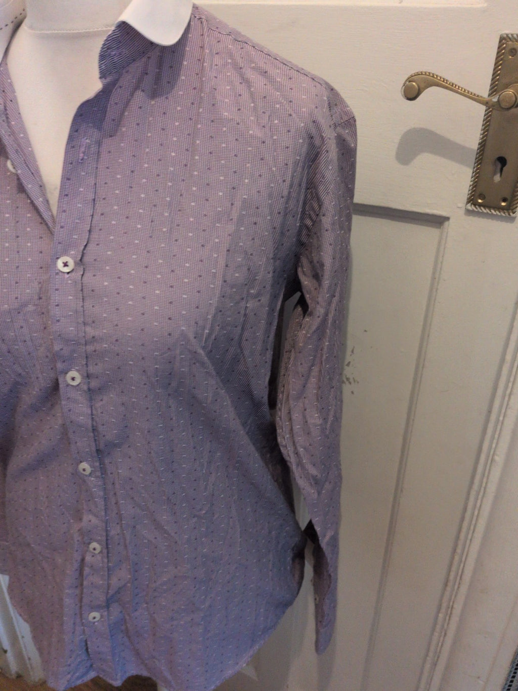 Steel & Jelly Large Purple Pattern Long Sleeve Shirt