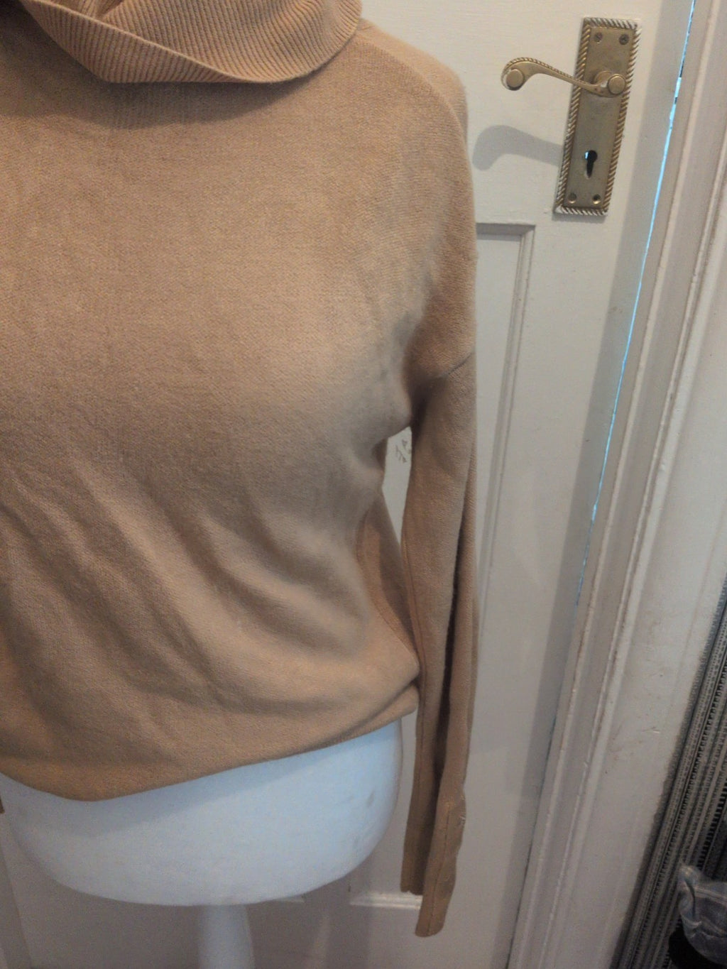 Primark Small Brown High Neck Long Sleeve Jumper