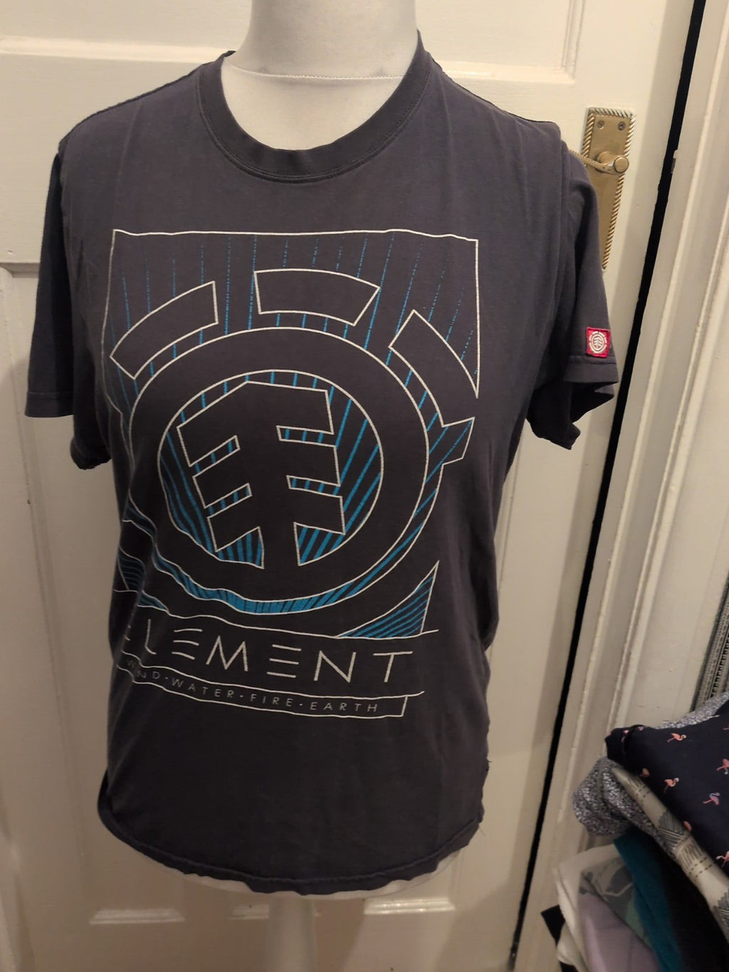 Element For Life Medium Navy Print Short Sleeve T-shirt