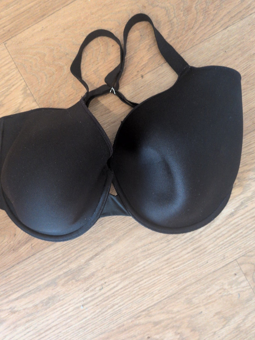 Ladies Marks And Spencer 36E Black Wired Bra