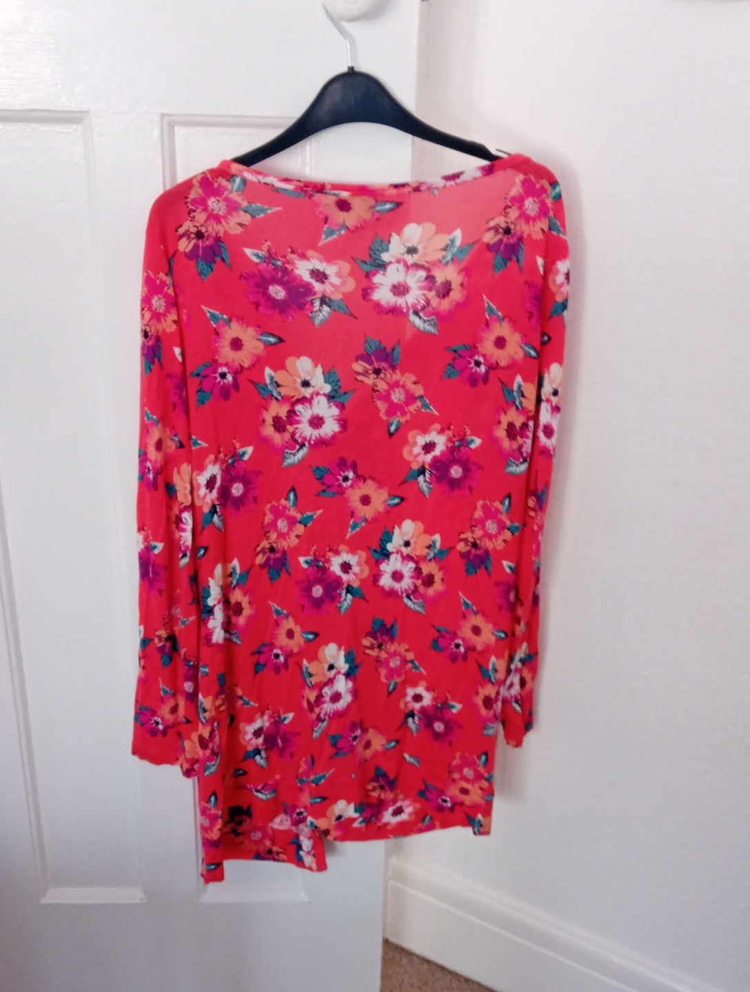 Ladies Floral Light Weight Jacket Size 16 BEYOU