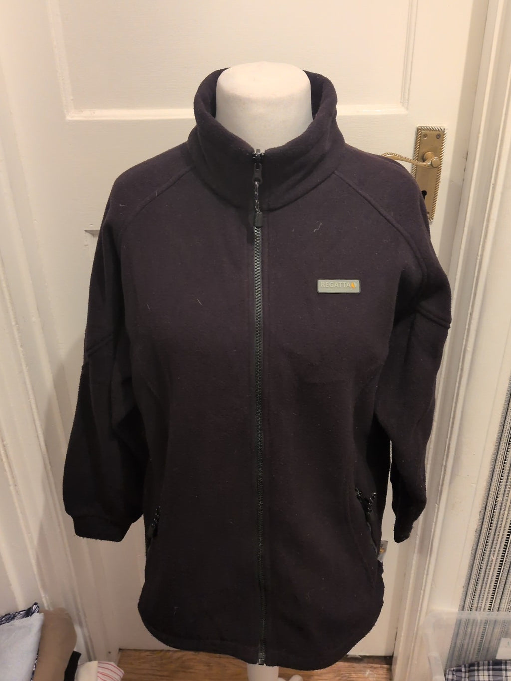 Ladies Regatta Size 14 Black Full Zip Jumper