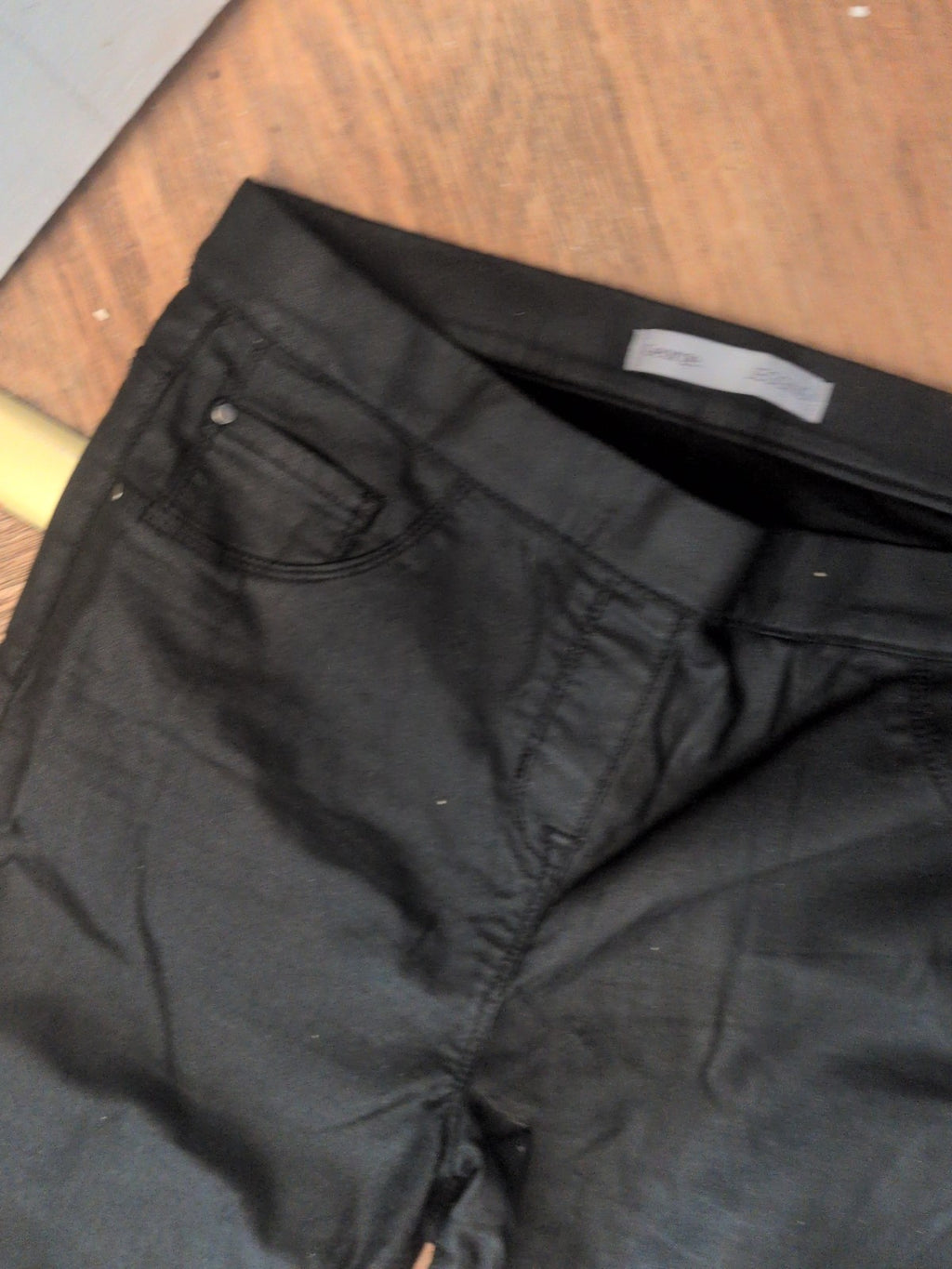 Ladies Leather Effect Jeggings Size 16 George Free Delivery