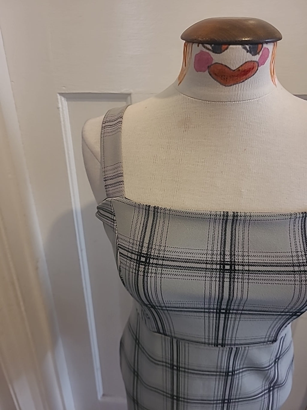 Ladies Dress Size 8 Grey Check I Saw It First