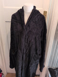 Richleys XL Black Ultra Soft Dressing Gown Robe No Cord