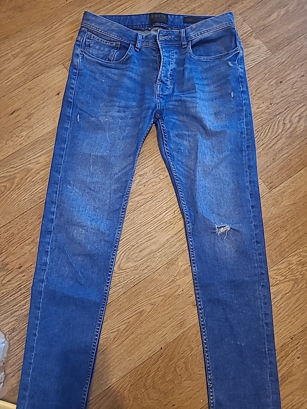 mens jeans 30 waist 32 leg Denim & Co  Blue