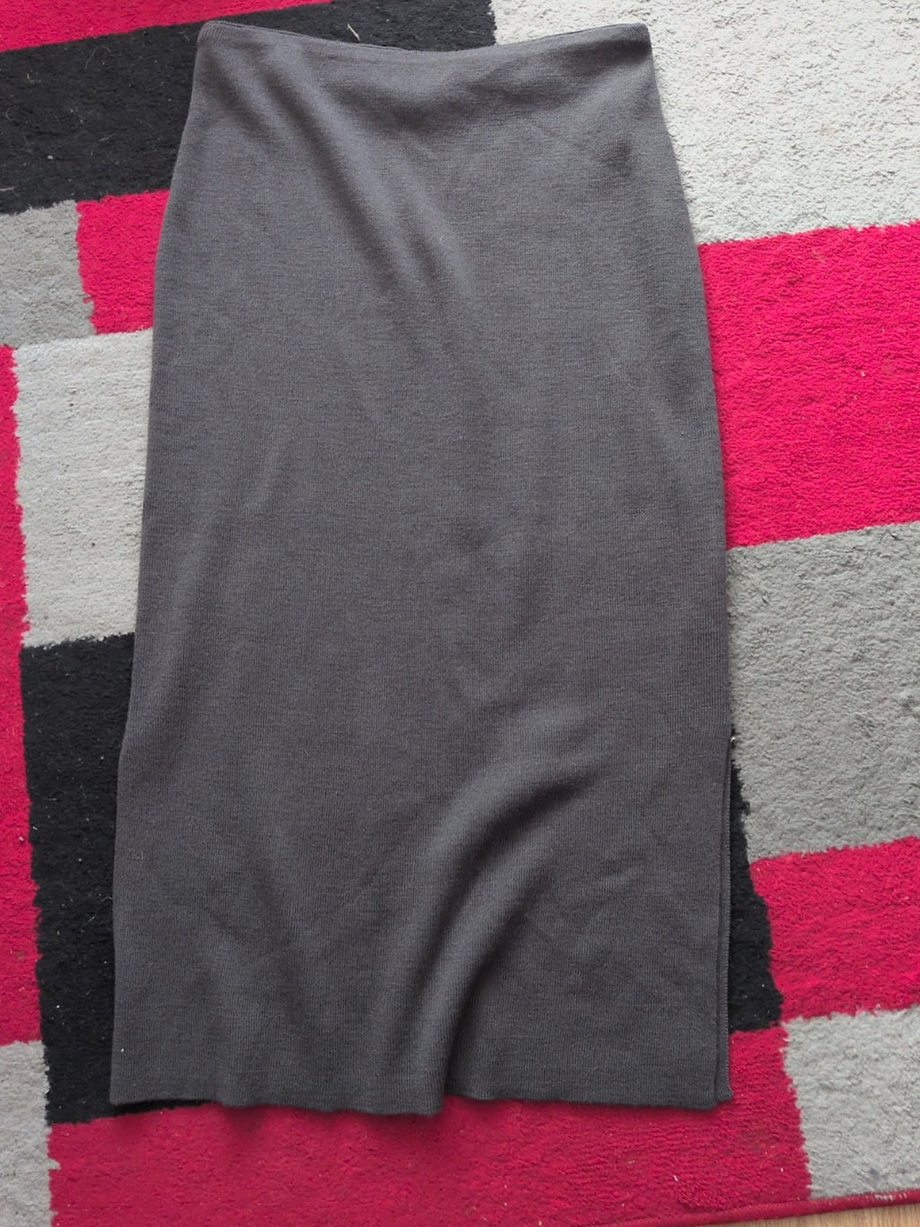 Noa Noa Small Grey Elasticated Pencil Skirt