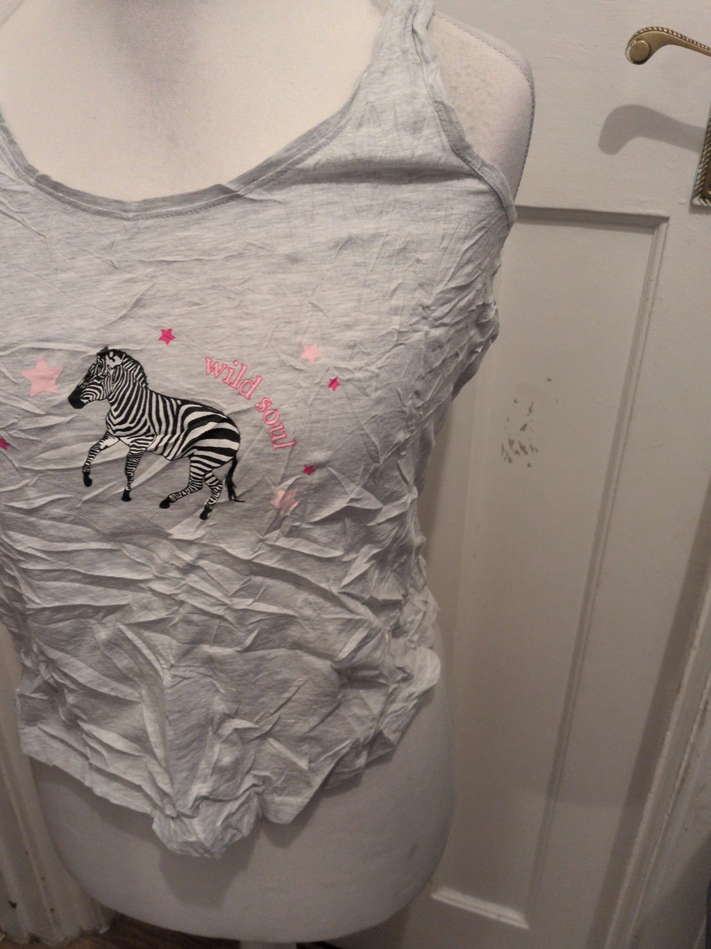 Medium Grey Zebra Pyajama Tol