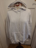 Ladies New Look Size Medium White Pullover Hoodie(Bobbling And Has A Mark)
