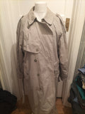 Mens Burton Size Large Stone Long Length Lined Coat