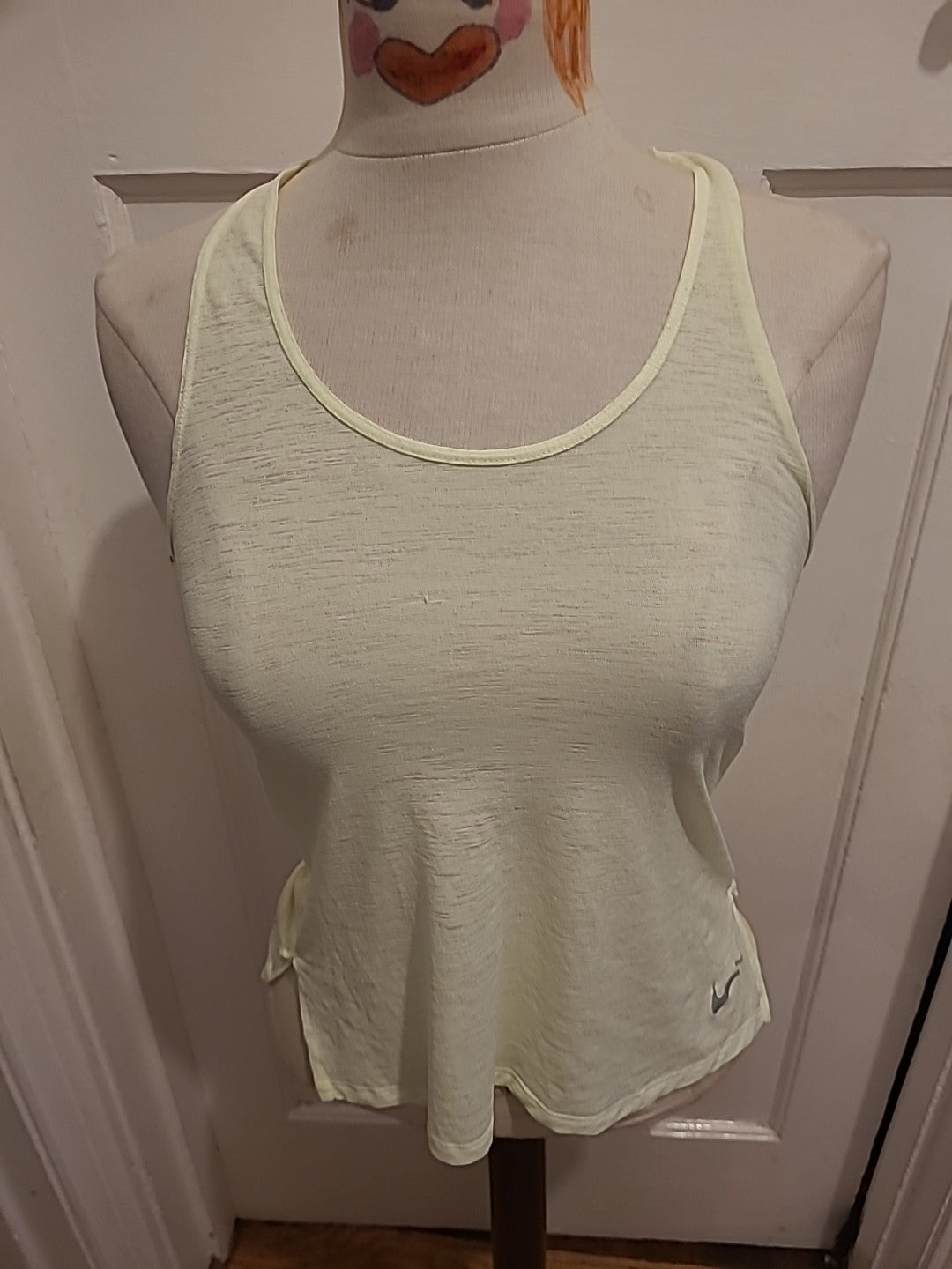 Ladies Nike Size XS Lime Racer Back Tank Vest Top