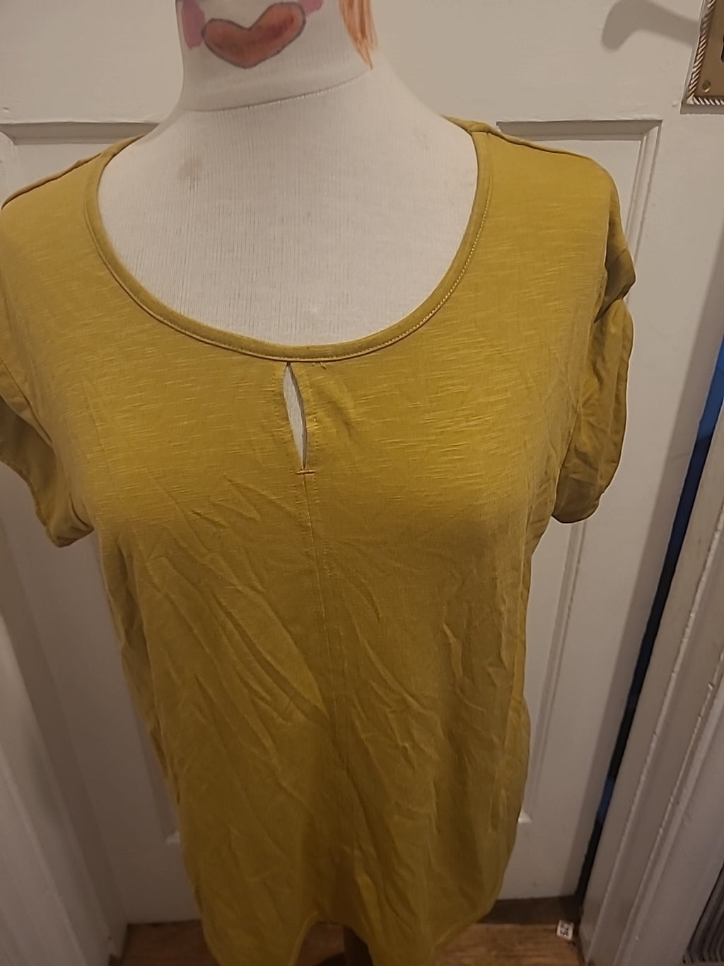 Ladies Viz.A.Viz Size Medium Light Khaki Short Sleeved Tshirt