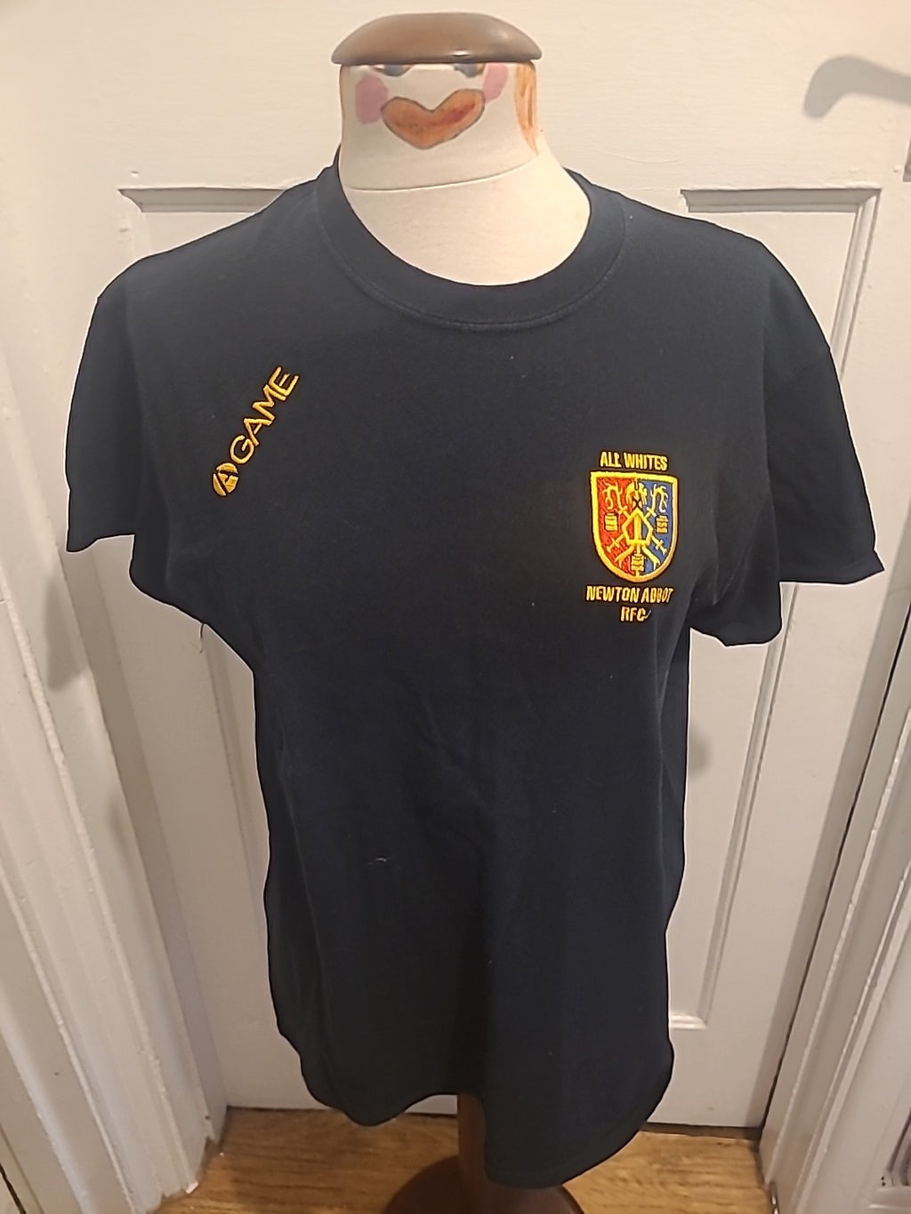 Mens Gildan Size Medium "Newton Abbot RFC" Black Tshirt