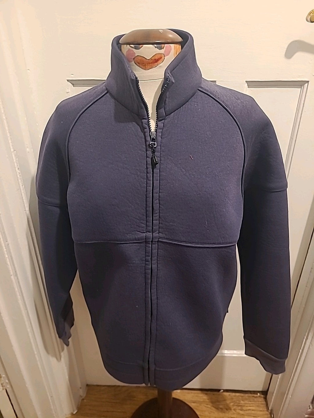 Mens Wrangler Size Medium Navy Zipped Jacket