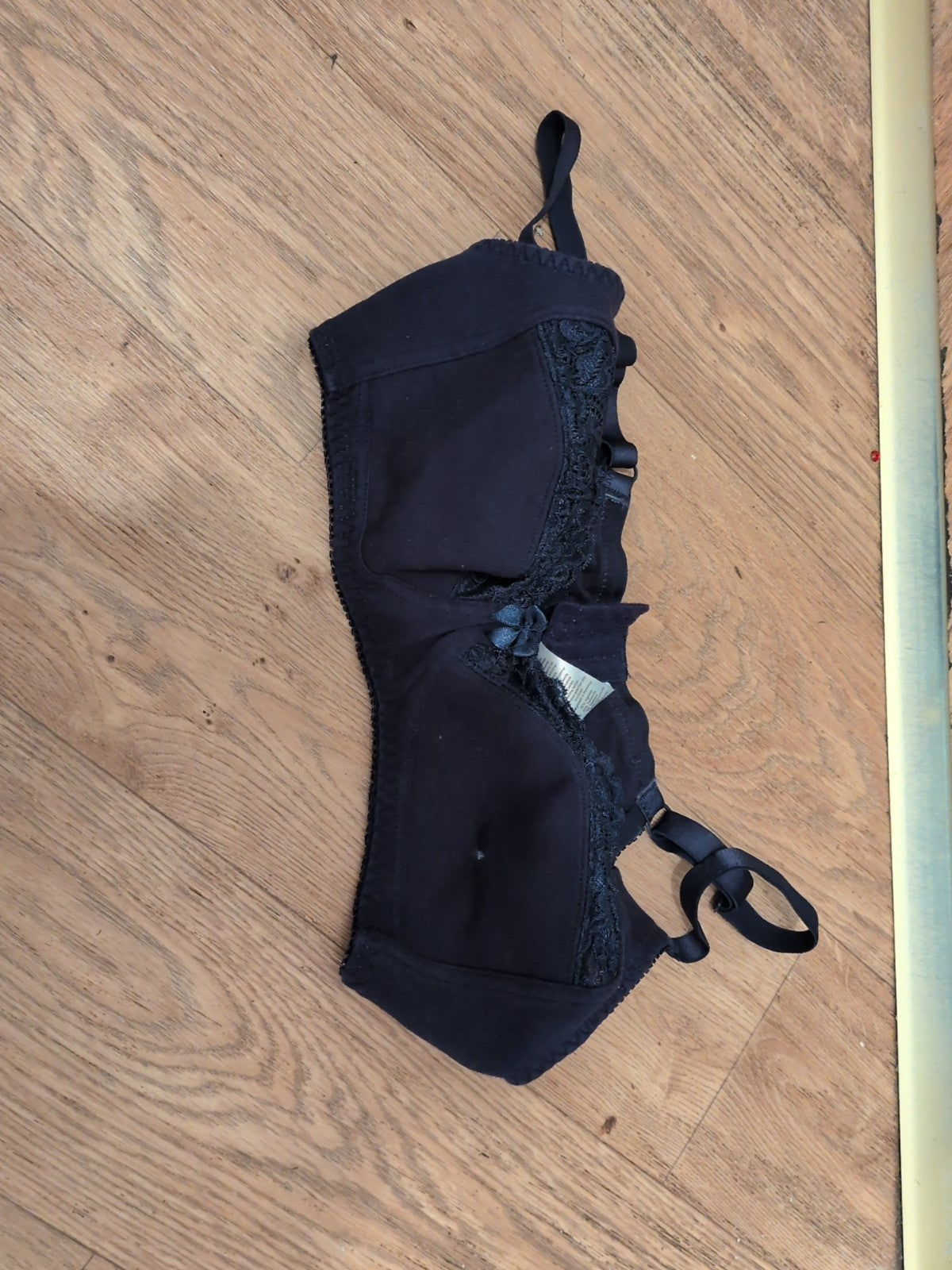 Bonmarche 38B Navy Lace Unpadded Non Wired Bra
