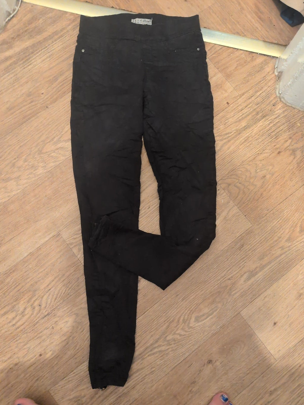 Denim+Co 8 Black Legging Stretch